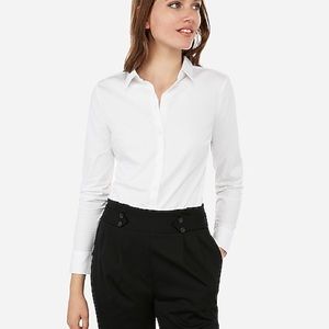 Express Essential Long Sleeve Shirt 👩‍💼